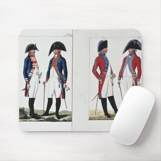 Musketiere und Offiziere, 1800 Mousepad (Mit Mouse)