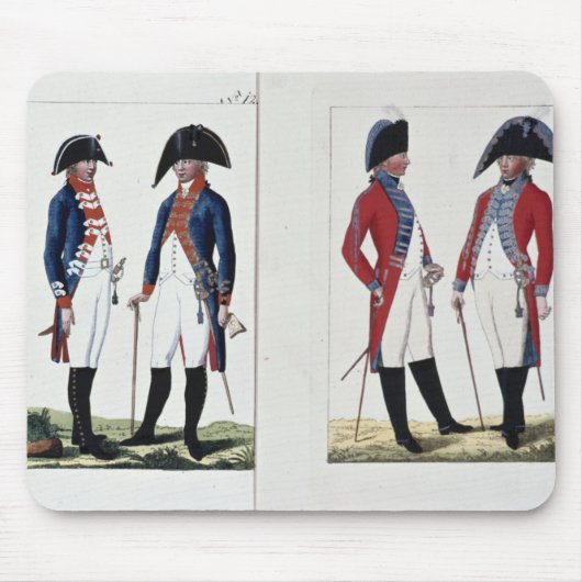 Musketiere und Offiziere, 1800 Mousepad (Vorne)