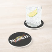 Muskie Getränkeuntersetzer (Seite)