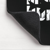 Muskie Hunter Fischen Mousepad (Ecke)
