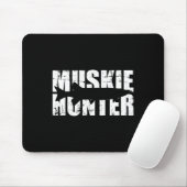 Muskie Hunter Fischen Mousepad (Mit Mouse)