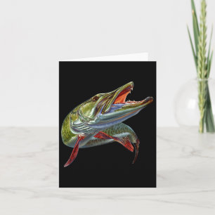 Muskie Hunter Musky Fisherman Lure Fly Fishing Nov Karte