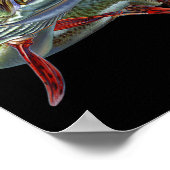 Muskie Hunter Musky Fisherman Lure Fly Fishing Nov Poster (Ecke)