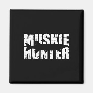 Muskie Jäger Angeln Magnet