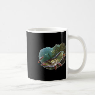 Muskie Jäger Musky Angler Fly Fishing Köder Nov Kaffeetasse