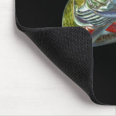 Muskie Jäger Musky Angler Köder Fly Fishing Nov Mousepad (Ecke)