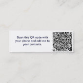 Muskie Visitenkarte (Rückseite)