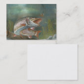 MUSKIE Visitenkarte-Schablone Visitenkarte (Vorne/Hinten)