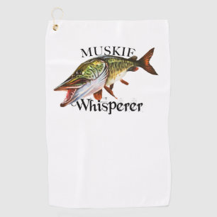 Muskie Whisperer Fisch Handtuch