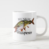Muskie Whisperer Jumbo-Tasse (Rechts)