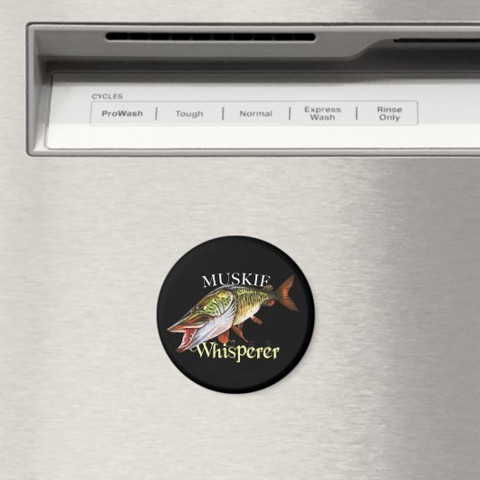 Muskie Whisperer Magnet (In Situ (Geschirrspüler))