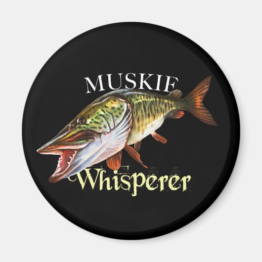 Muskie Whisperer Magnet (Vorne)