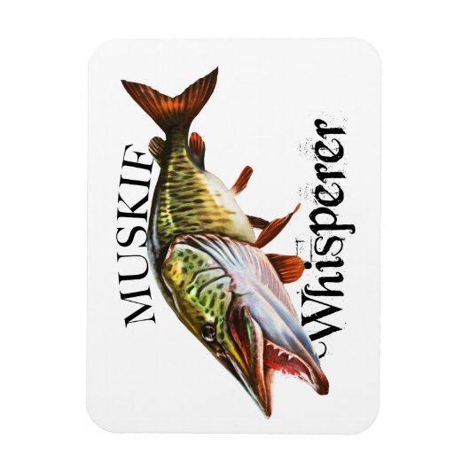 Muskie Whisperer Magnet (Vertikal)