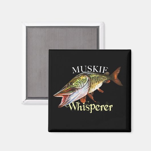 Muskie Whisperer Magnet (Vorderseite/Rückseite)