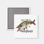 Muskie Whisperer Magnet (Vorderseite/Rückseite)