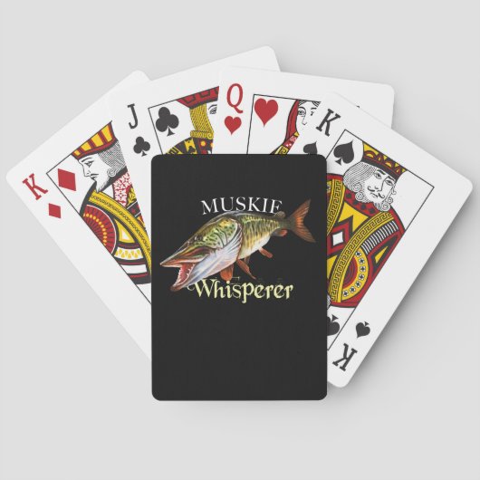Muskie Whisperer Spielkarten (Rückseite)