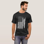 Muskingum Vereinte Staaten beängstigt US-Flagge T-Shirt (Vorne ganz)