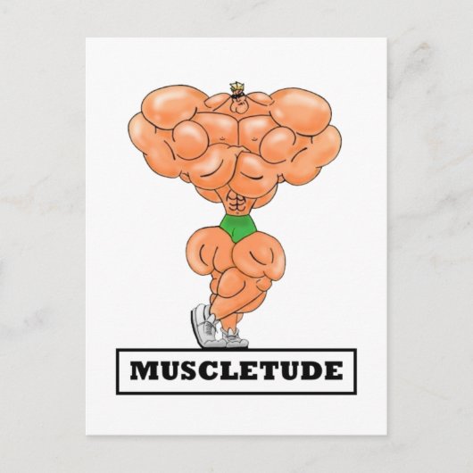 MUSKLETTE, Postkarte (Vorderseite)