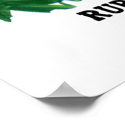 Muskmelon-Saatpacketikett Poster (Ecke)