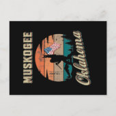 Muskogee Oklahoma Postkarte (Vorderseite)