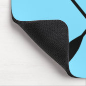 Muskoka Canada Crossed Paddle Oars Maple Leaf Mousepad (Ecke)