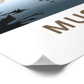 Muskoka Canada Travel Print Poster (Ecke)