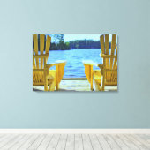 Muskoka Chair Leinwand (Insitu (Holzboden))