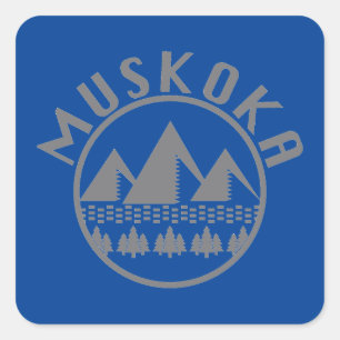 Muskoka Design - Aufkleber auf dem Platz
