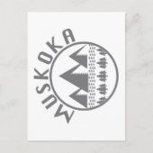 Muskoka Design - Aufkleber auf dem Platz Postkarte (Vorderseite)