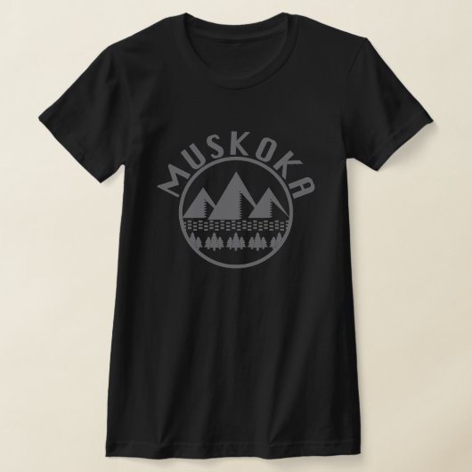 Muskoka Design - Frauen Bella+Leinwand Slim Fit T- T-Shirt (Ablage )