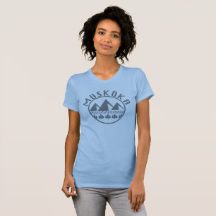 Muskoka Design - Frauen Bella+Leinwand Slim Fit T- T-Shirt