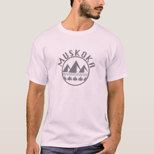 Muskoka Design - Männergrundsatz - T - Shirt (Vorderseite)