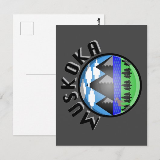 Muskoka Design - Postkarte (Vorne/Hinten)