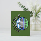 Muskoka Design - Postkarte (Stehend Vorderseite)