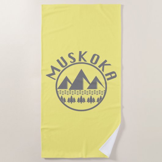 Muskoka Design - Strandtuch (Vorderseite)