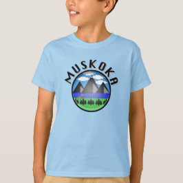 Muskoka Design (Version 2) - Kids' Basic T - Shirt