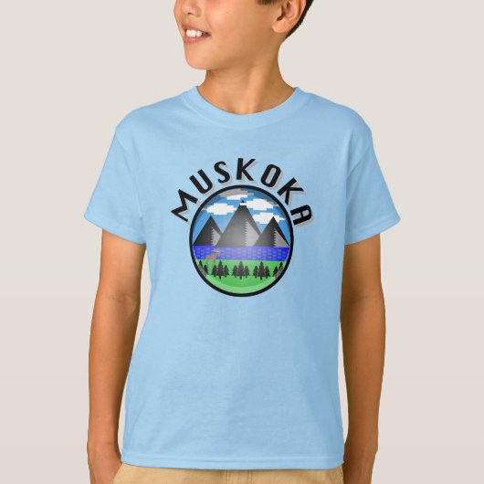 Muskoka Design (Version 2) - Kids' Basic T - Shirt (Vorderseite)