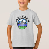 Muskoka Design (Version 2) - Kids' Basic T - Shirt (Vorderseite)