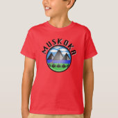 Muskoka Design (Version 2) - Kids' Basic T - Shirt (Vorderseite)