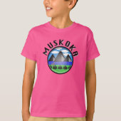 Muskoka Design (Version 2) - Kids' Basic T - Shirt (Vorderseite)