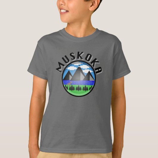 Muskoka Design (Version 2) - Kids' Basic T - Shirt (Vorderseite)