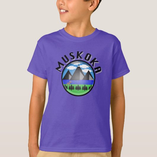Muskoka Design (Version 2) - Kids' Basic T - Shirt (Vorderseite)