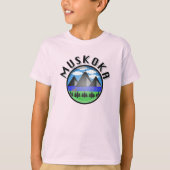 Muskoka Design (Version 2) - Kids' Basic T - Shirt (Vorderseite)
