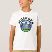 Muskoka Design (Version 2) - Kids' Basic T - Shirt (Vorderseite)