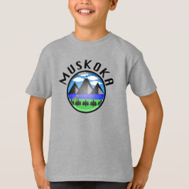Muskoka Design (Version 2) - Kids' Basic T - Shirt