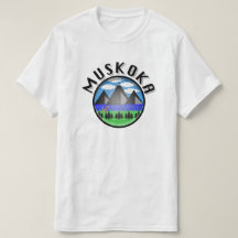 Muskoka Design (Version 2) - Männerwert-T - Shirt