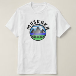 Muskoka Design (Version 2) - Männerwert-T - Shirt