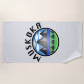 Muskoka Design (Version 2) - Strandtuch (Vorderseite)