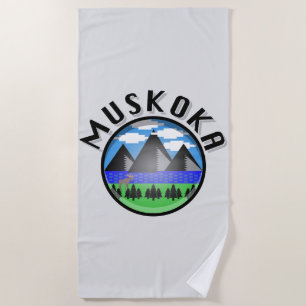Muskoka Design (Version 2) - Strandtuch