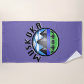 Muskoka Design (Version 2) - Strandtuch (Vorderseite)